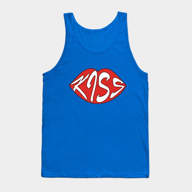 Kiss Tank Top by Gramoda